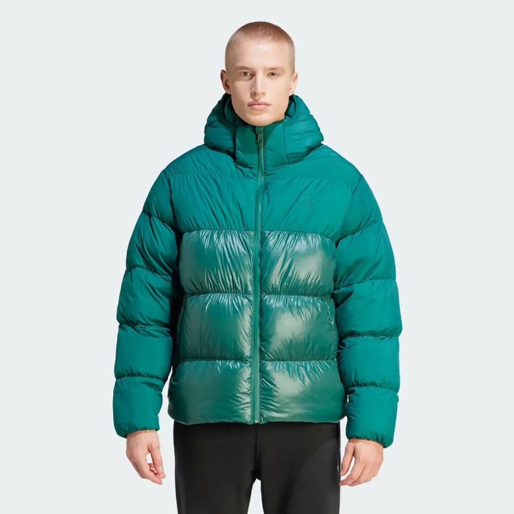 adidas originals Adicolor Down Regen Hooded Puffer Jacket Sz XL NWT